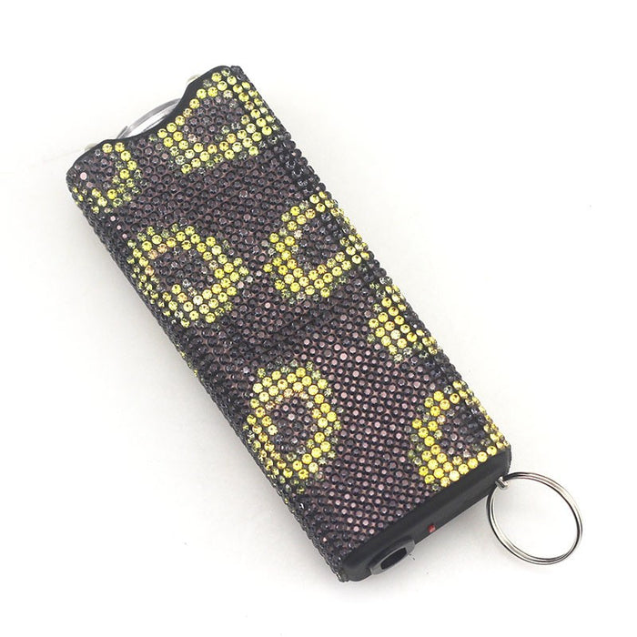 Wholesale Plastic Diamond Flashlight Keychain JDC-KC-TouMS003