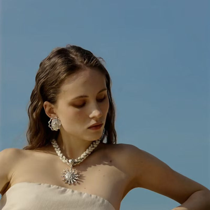 Wholesale Rope Clavicle Chain Seaside Vacation Casual Necklace Exaggerated