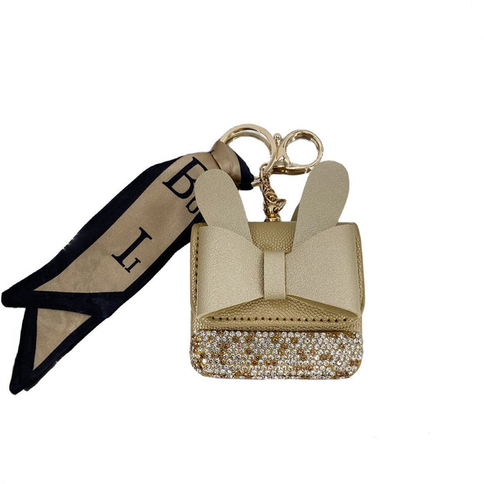 Wholesale PU Earphone Bag Keychain JDC-KC-JiYou010