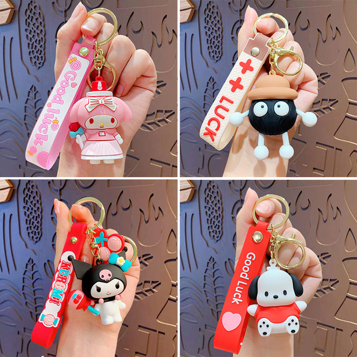 Wholesale PVC Cartoon Doll Keychain JDC-KC-ZhongC015