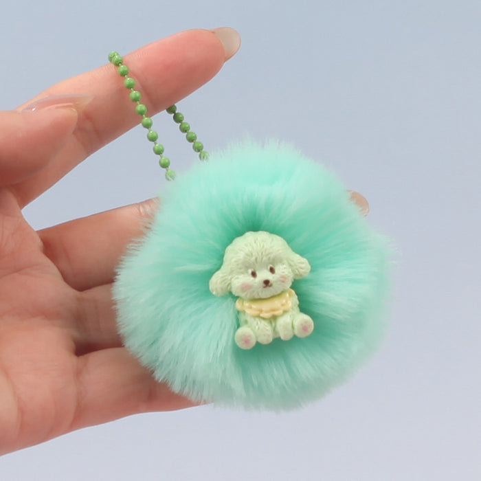 Wholesale Plush Pom Pom Keychain Fashion Accessory For Bags And Gifts