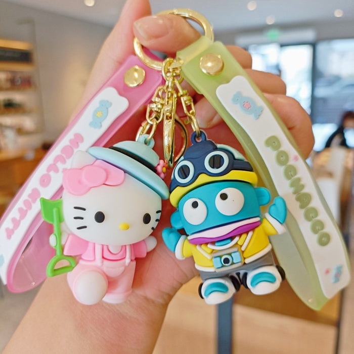 Wholesale Cute 3D Doll Silicone Keychain JDC-KC-MingT129