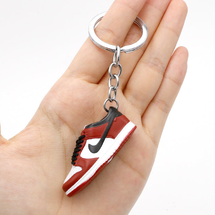 Wholesale PVC Basketball Shoe Model Keychain JDC-KC-QLPing016