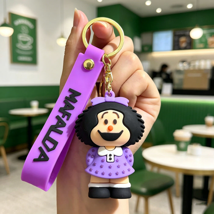 Wholesale Cartoon Mushroom Head Keychain Cute Plush Doll Couple Backpack Decoration Gift Accessory