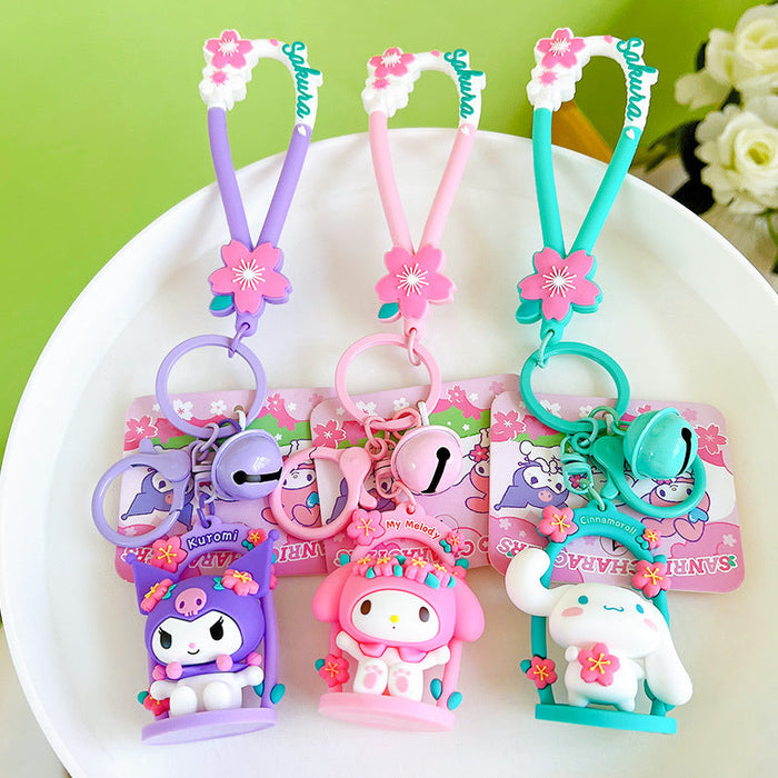 Wholesale Cartoon 3D Swing Doll Keychain JDC-KC-YanG003