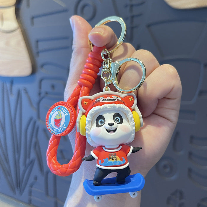 Wholesale Peking Opera Panda Keychain JDC-KC-OuBu004