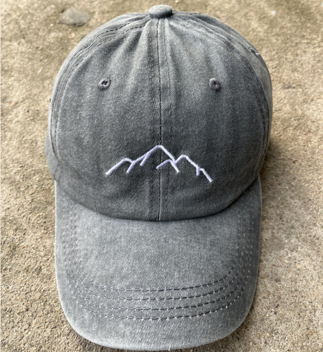 Wholesale Embroidery Washed Distressed Cotton Baseball Cap JDC-FH-Chunq009