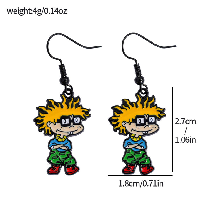 Wholesale Cute Cartoon Pendant Earrings