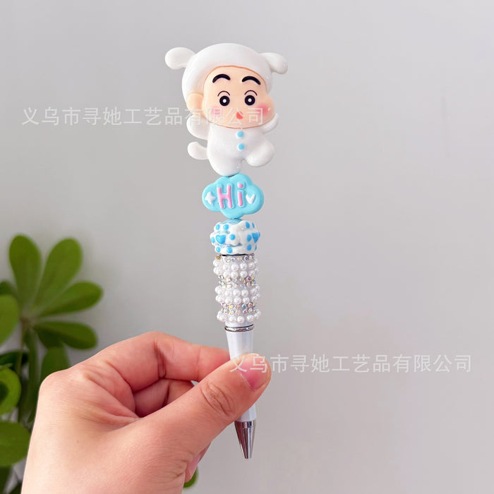 Wholesale Beaded Cartoon Rotating Ballpoint Pen