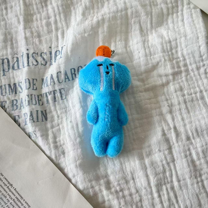 Wholesale Cartoon plush funny pendant, cute sand sculpture doll, keychain, backpack ornament, cute and fashionable hair accessory