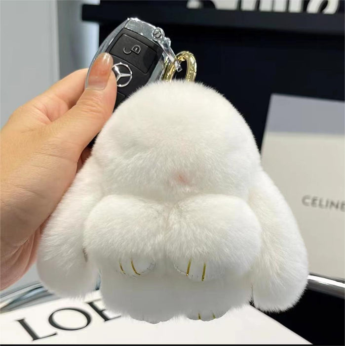 Wholesale  Fur Plush  Key Chain Pendant Plush Doll Bunny Bag Pendant Plush Doll