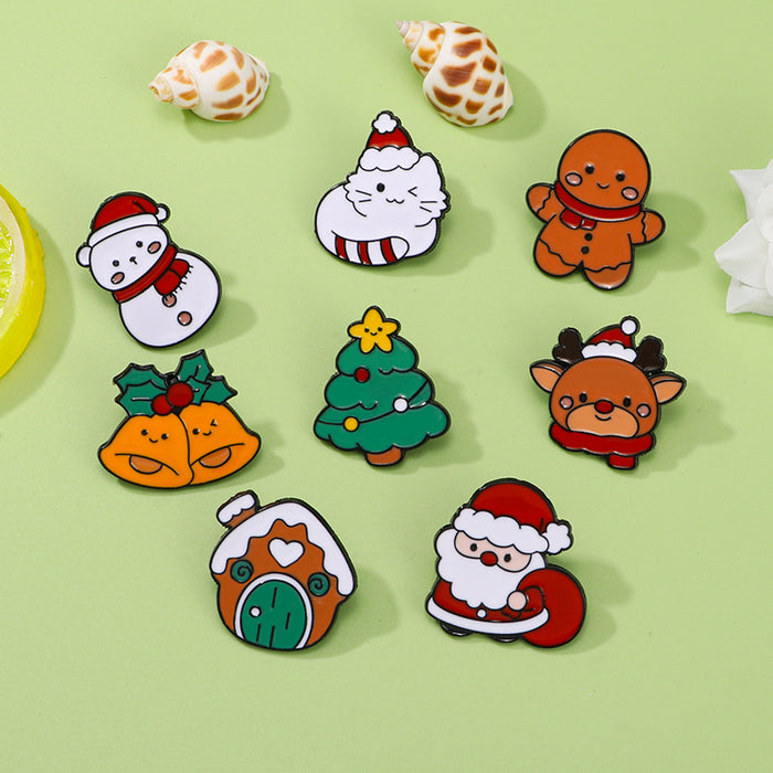 Wholesale Christmas Cartoon Cute Clothes Decoration Brooch