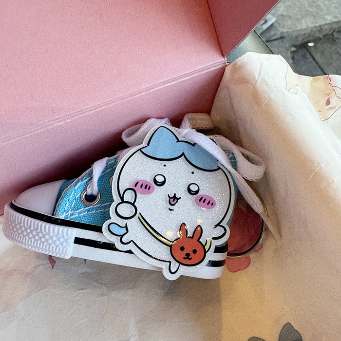 Wholesale Acrylic Rabbit White Shoes Keychain Couple Keychain