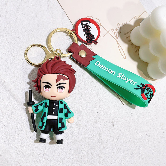 Wholesale Cartoon Doll PVC Keychain JDC-KC-Qiwei006