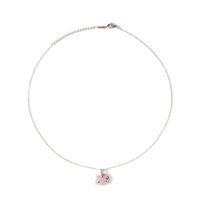 Wholesale Women's Cute Kitten Pendant choker necklace
