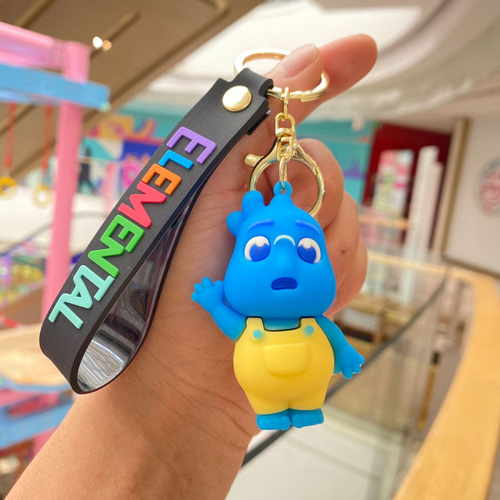 Cadena de teclas de muñeca de dibujos animados al por mayor JDC-KC-JCAI080