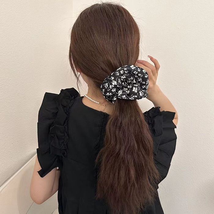 Wholesale Floral Satin Fabric Hairband JDC-HS-Suim003