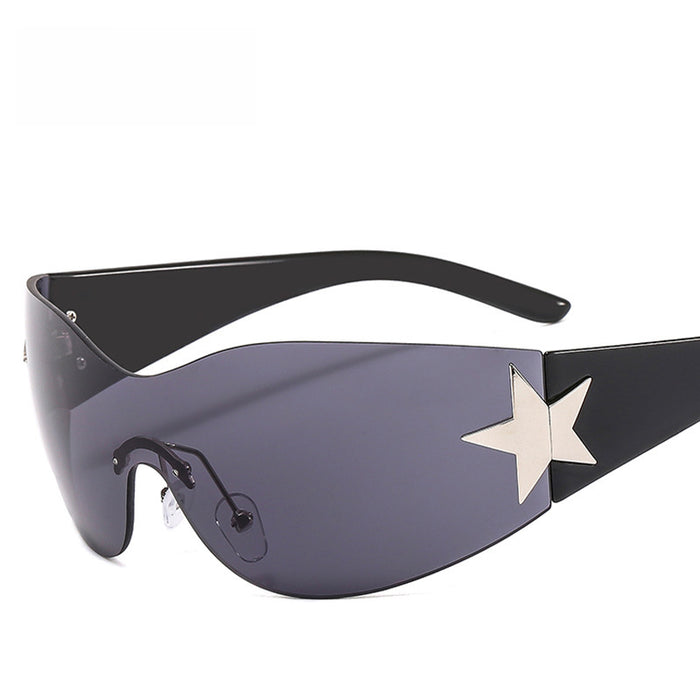 Wholesale Surrounding pentagram sunglasses, fashionable sunglasses