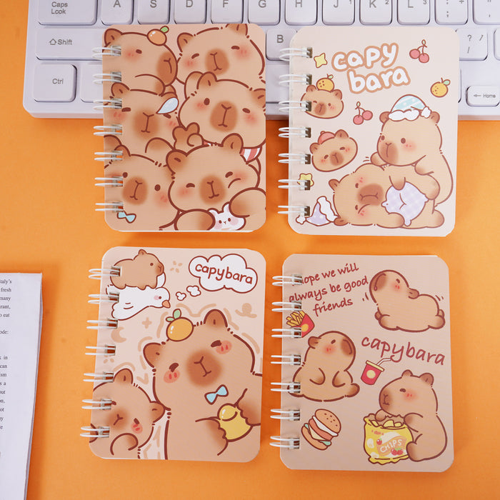 Wholesale A7 Coil Notebook Set Trendy Portable Journal for Students Cute Cartoon Design MOQ≥4