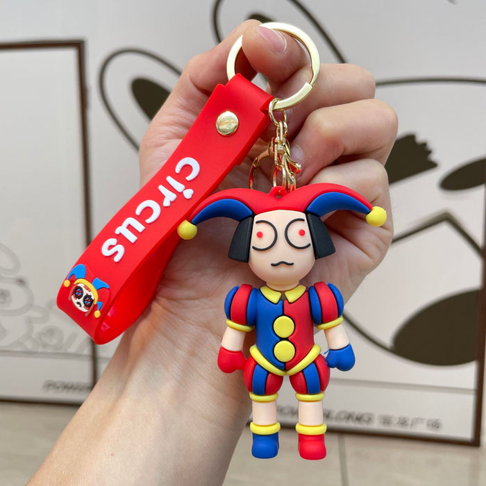 Wholesale Magical Digital Circus Keychain Doll Pendant