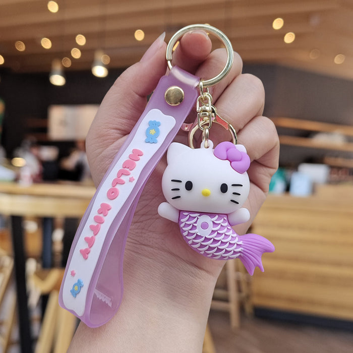 Wholesale Cartoon Silicone Doll Keychain JDC-KC-ZhuoRan031