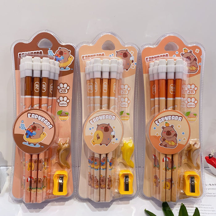 Wholesale K-POP Cute Anime Elementary School Student Pencil Set
