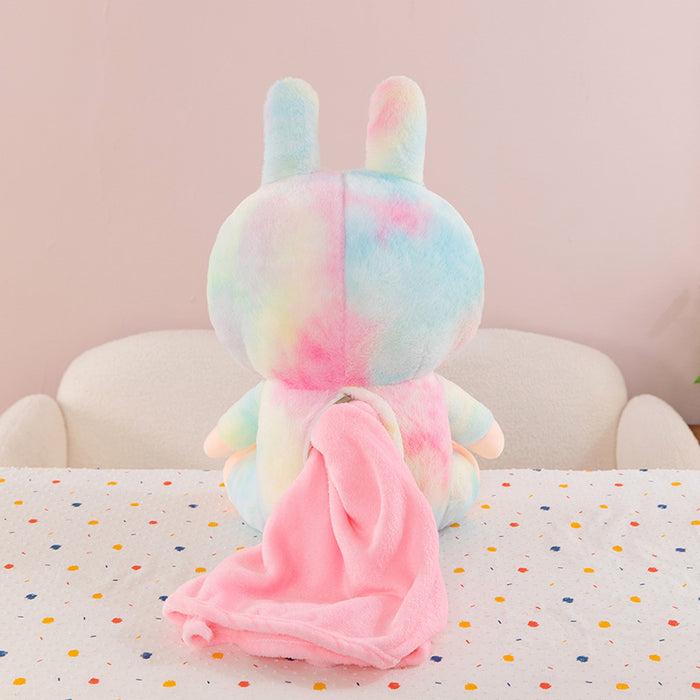 Wholesale Cute Cartoon Colorful Pillow Quilt Hand Warm Three-in-One Air Conditioning Blanket Doll Birthday Gift Doll