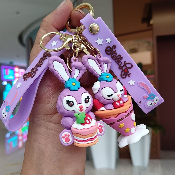 Wholesale PVC Cartoon Doll Keychain JDC-KC-YiChang007