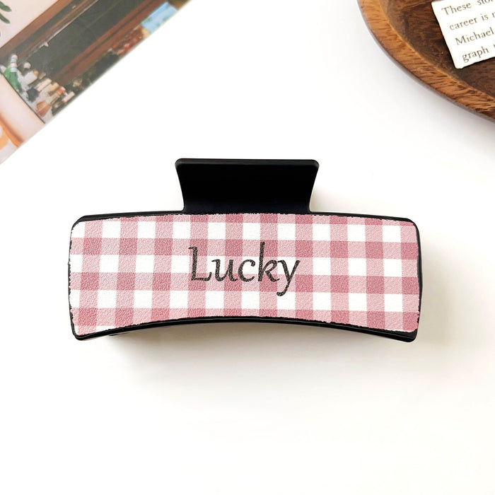 Wholesale Pu Printed Shark Clip Western Style Retro Leather Hairpin Hair Grabber Hair Accessories