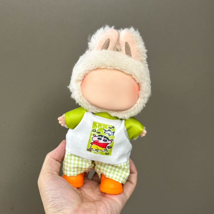 Wholesale Only clothes are suitable for 17cm blind box pendant plush doll clothes