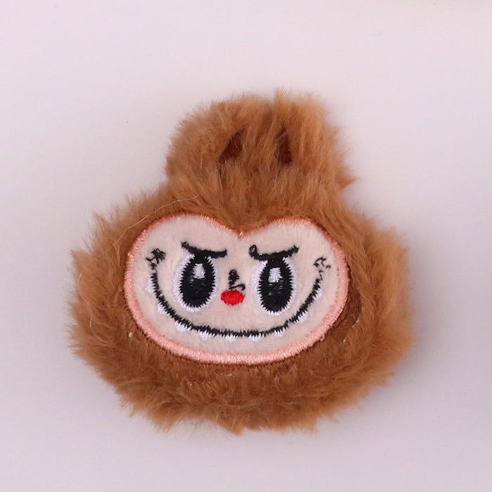 Wholesale Cartoon Brooch Plush Batch Cute Cloth Doll Toy Bag Pendant Clothing Accessories