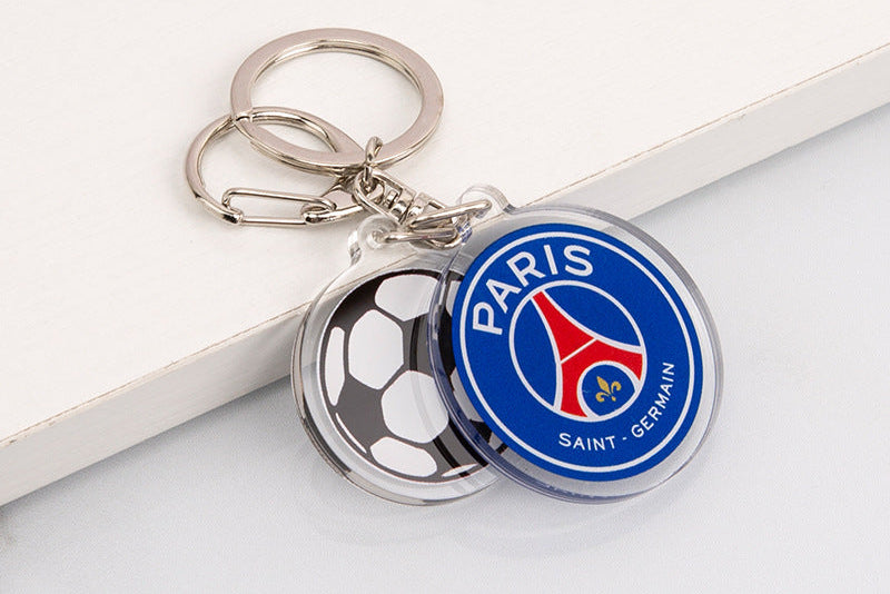 Wholesale Acrylic Keychain with Badge Fashion Accessory for Fans