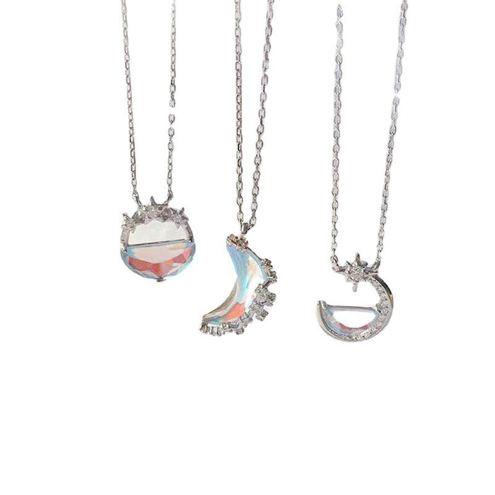 Wholesale Girlfriend Necklace Moon Spring Necklace Alloy JDC-NE-Jingy003