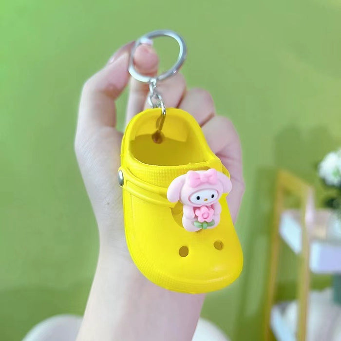 Wholesale of Mini Hole Shoes PVC Keychains (S) JDC-KC-LuoYan001