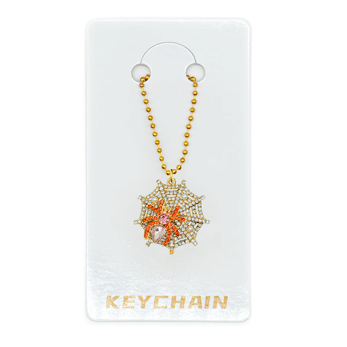 Wholesale Cartoon Christmas Metal Keychain Bag Charm Cute Holiday Gift Accessory