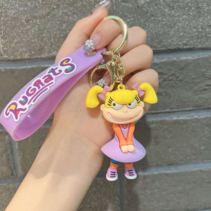 Wholesale Keychains PVC Hardware Cute Cartoon (M) JDC-KC-JCai069