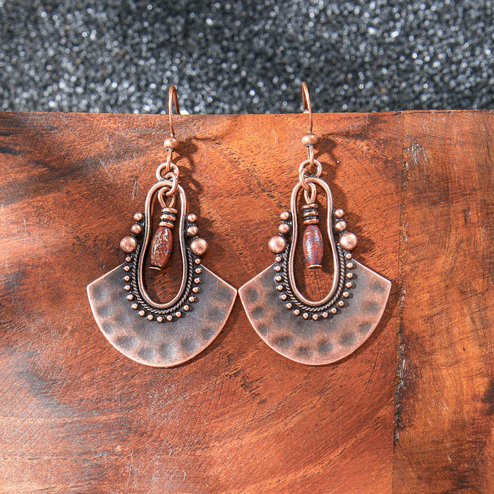 Wholesale 2pcs Vintage Bohemian Hand-made Tassel Earrings