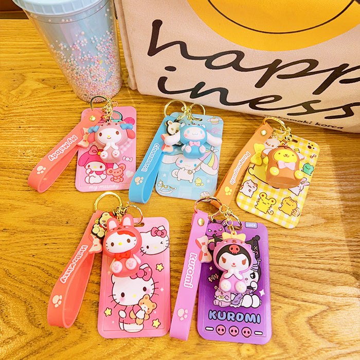 Wholesale Student Campus Meal Card Bus Card Access Card Protective Cover ID Card Cartoon Keychain Pendant Small Gift JDC-KC-YD090