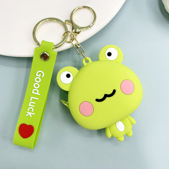 Wholesale  Cute Couple's Storage Coin Purse Keychain Cute Bag Hanging Girl's Key Bag