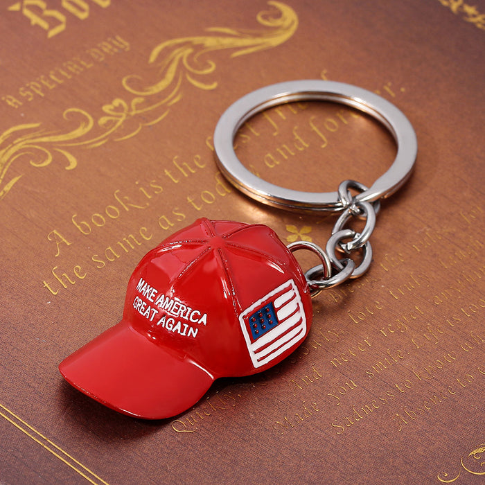 Wholesale Red Hat Men Hip Hop Keychain JDC-KC-ShaoH005