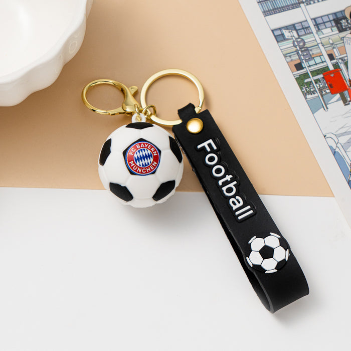 Wholesale Cartoon Football keychain bag charm