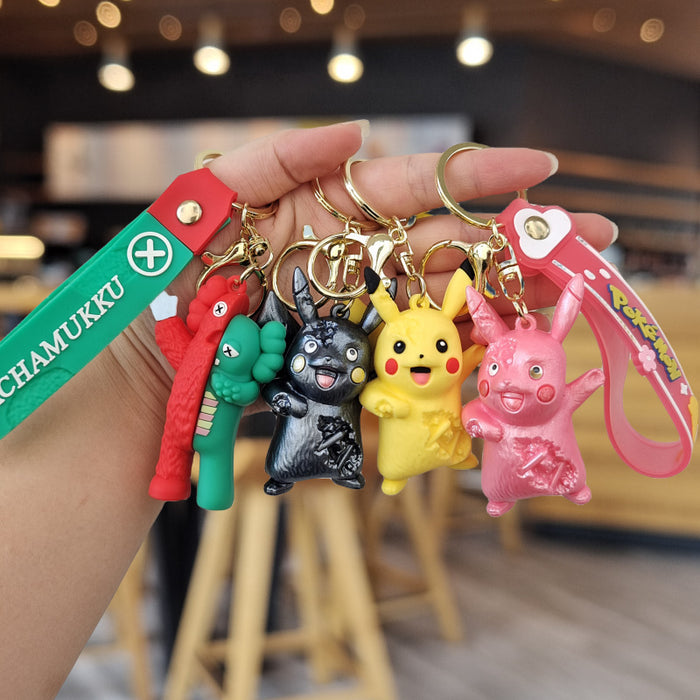 Wholesale Cartoon Doll Silicone Keychain (F) JDC-KC-ZhuoRan005