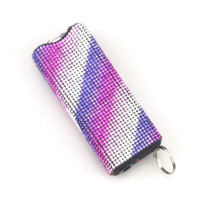 Wholesale Plastic Diamond Flashlight Keychain JDC-KC-TouMS003