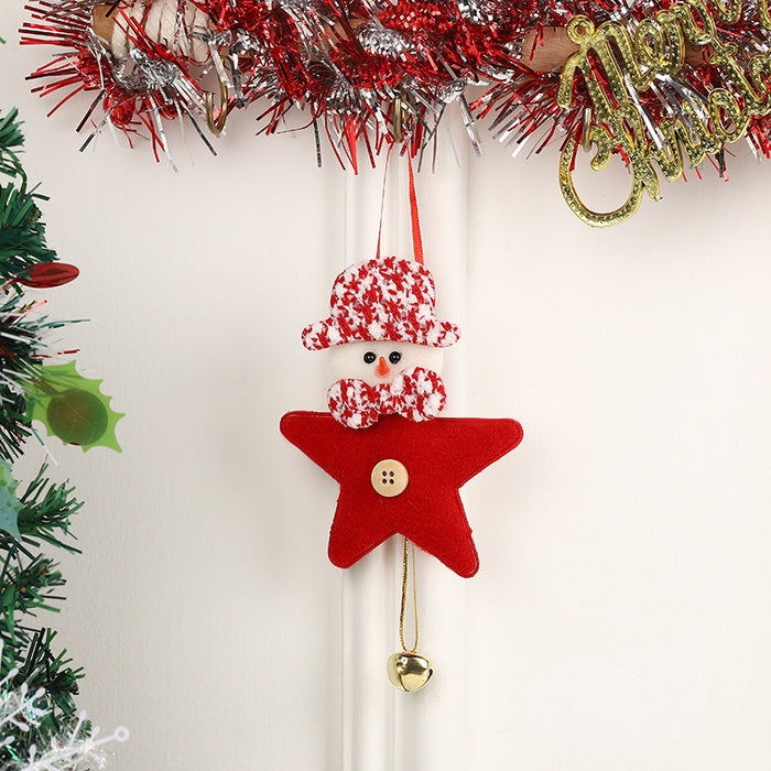 Wholesale Christmas pendant Christmas tree pendant decorations Santa bell hanging decorations spot