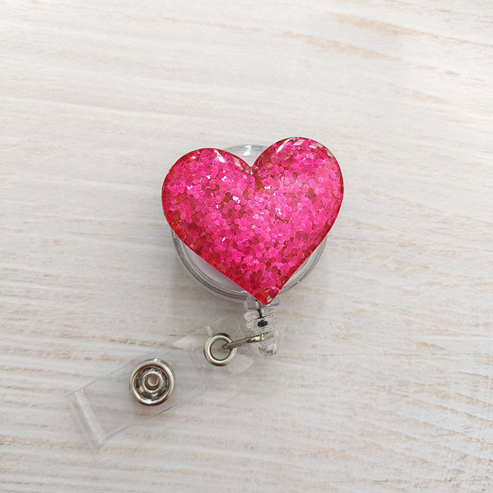 Wholesale Acrylic Love Telescopic Keychain JDC-KC-GuXi008