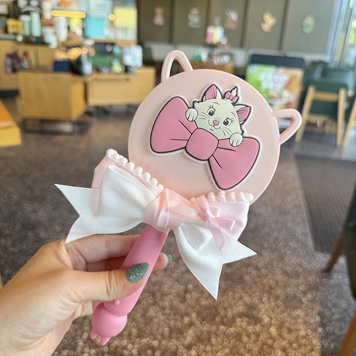 Wholesale Cartoon cat handheld makeup mirror
