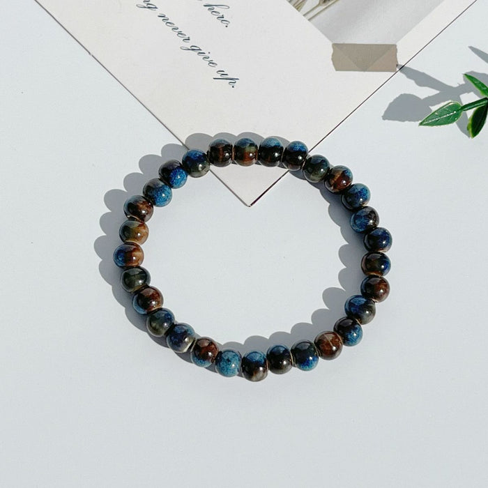 Wholesale Hand string student jewelry pentagram ceramic bracelet