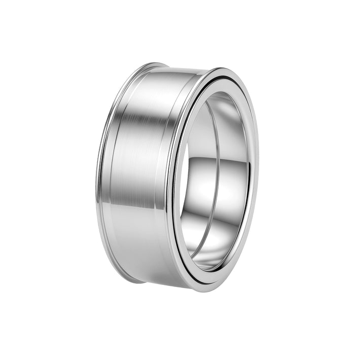 Wholesale Rotating Spinner Ring Blank Stainless Steel DIY Jewelry Accessory