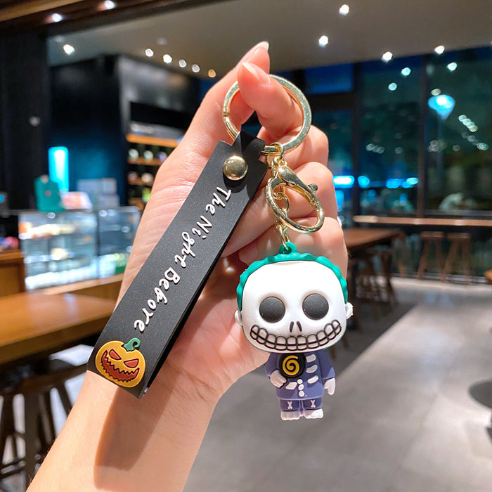 Wholesale Silicone Keychain Trendy Christmas Bag Charm