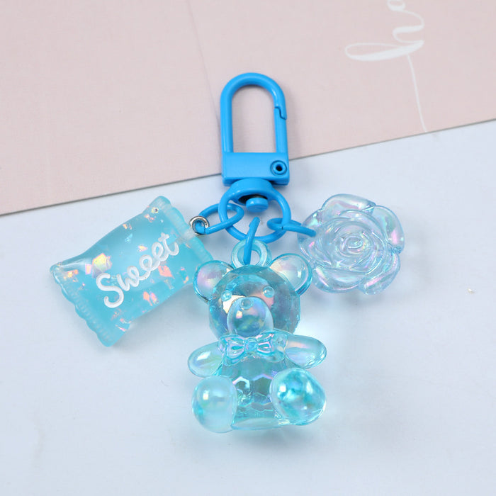 Wholesale   Keychain School Bag Pendant  Student Bag Pendant Accessories